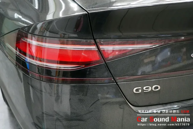 Genesis G90のカーオーディオ施工事例 施工写真 1-1
