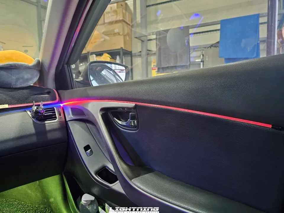 Hyundai Elantra MD ambient lighting - Hyundai Elantra MD Ambient Lighting Upgrade - DMX Acrylic photo 6