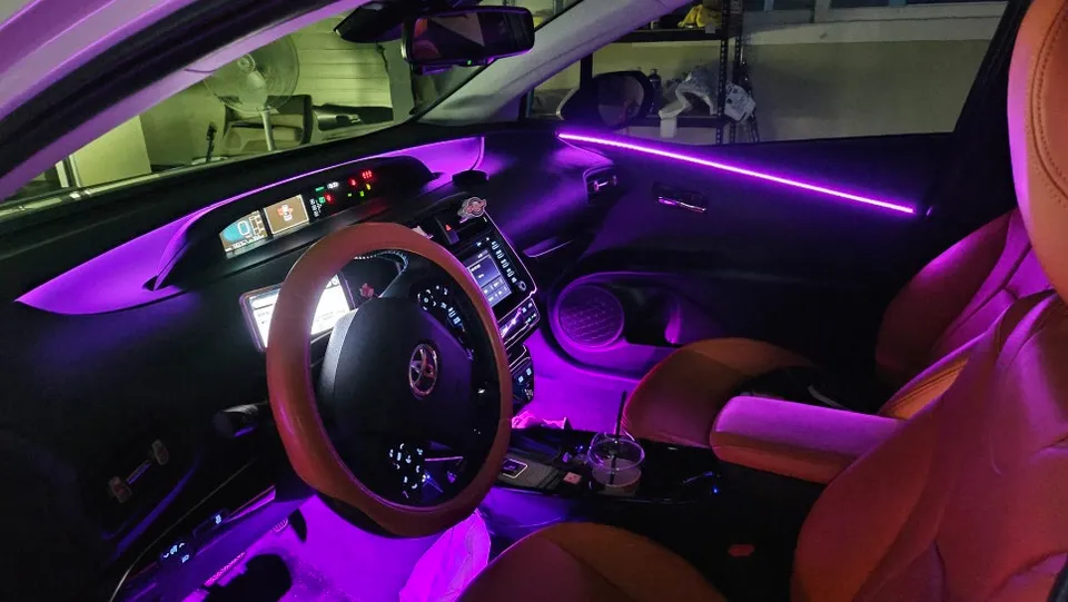 Toyota Prius ambient lighting - Toyota Prius Ambient Lighting Review: Cost & Results photo 4