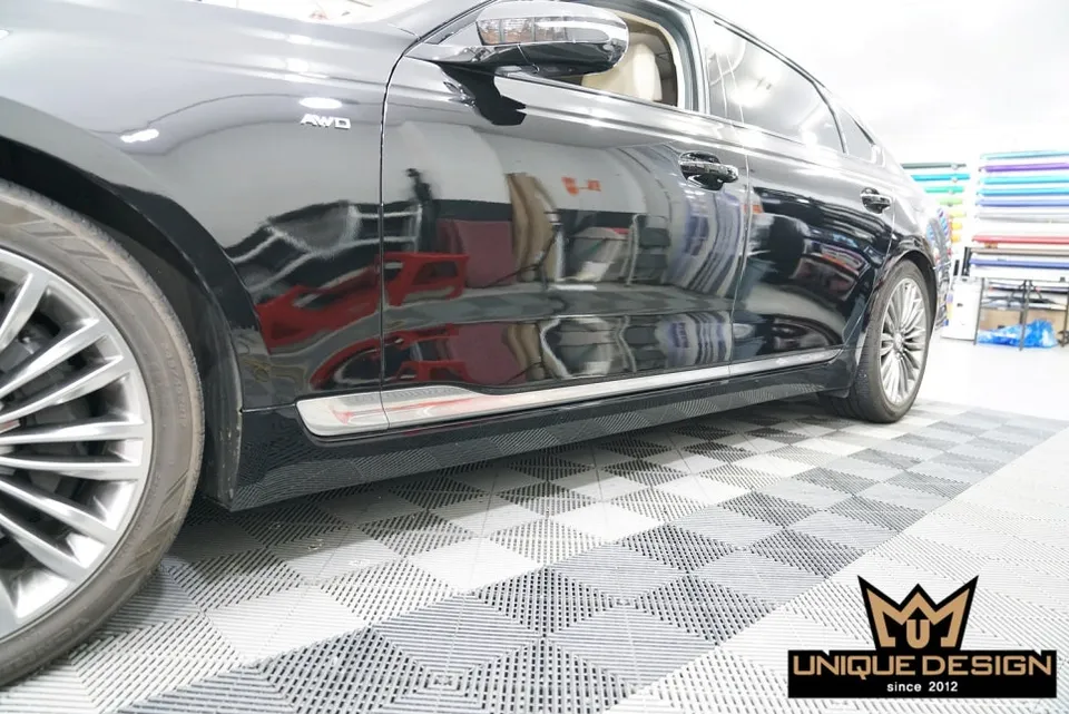 Kia K900 vinyl wrap - Kia K900 Vinyl Wrap Review: Chrome Delete Transformation photo 3