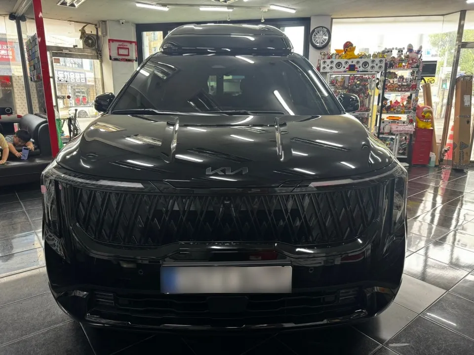 Kia Carnival Hi-Limousineのカーラッピング事例|高級感アップ 施工写真 2-1