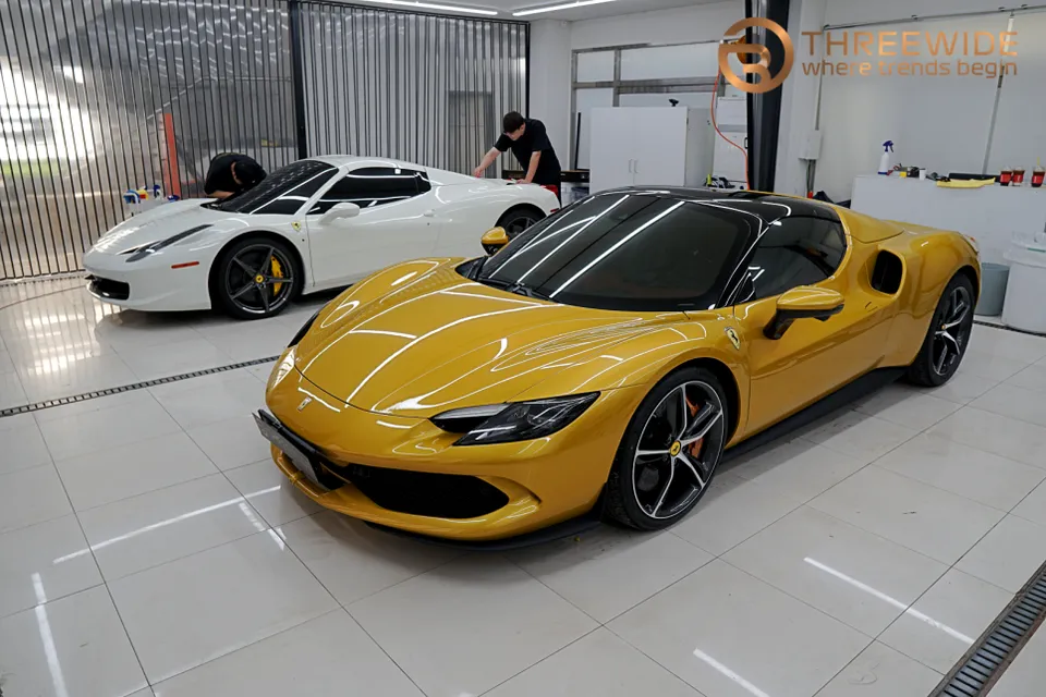 Ferrari 296 GTS PPF施工事例|韓国での参考費用・仕上がり 施工写真 1-2