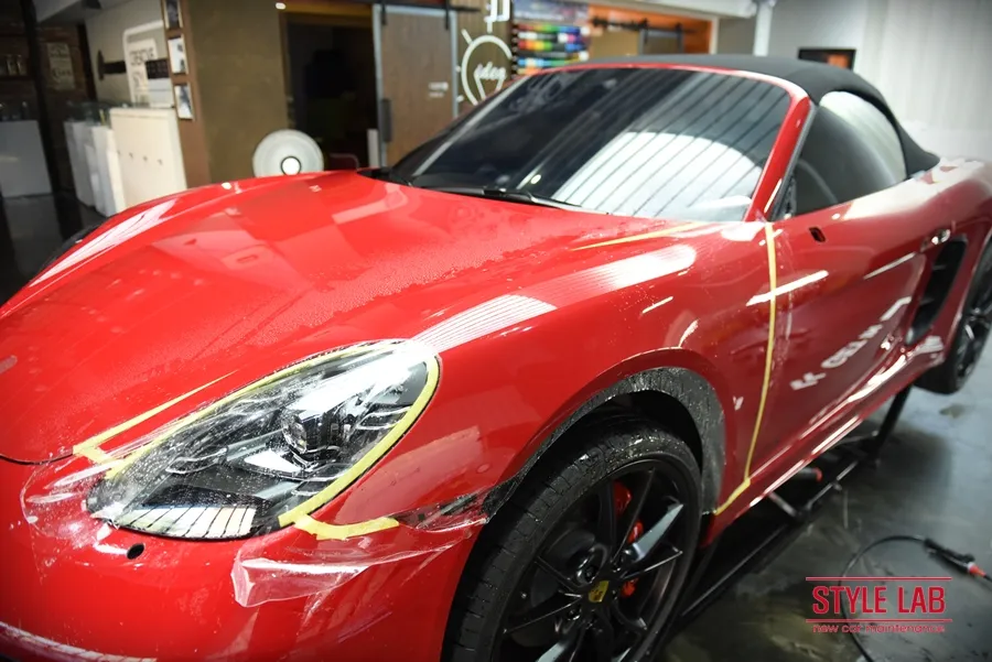 Porsche 718 Boxster GTS PPF施工事例|費用目安・仕上がり 施工写真 2-2