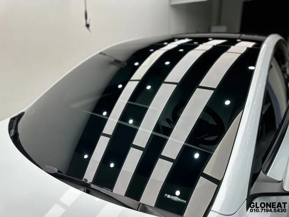 Tesla Model Yのカーフィルム施工事例 施工写真 5