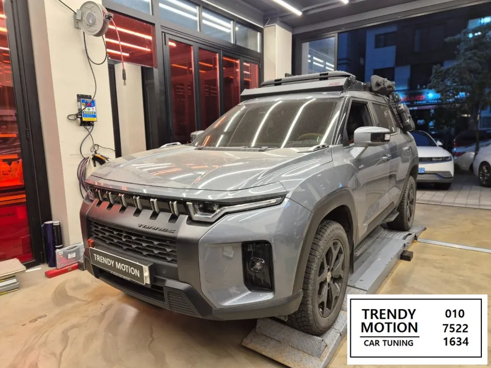 KG Mobility Torres interior customization installation result