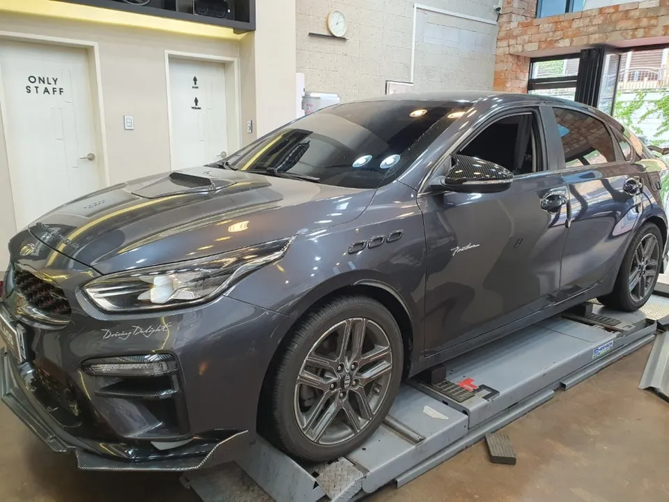 Kia K3 wheel repair installation result