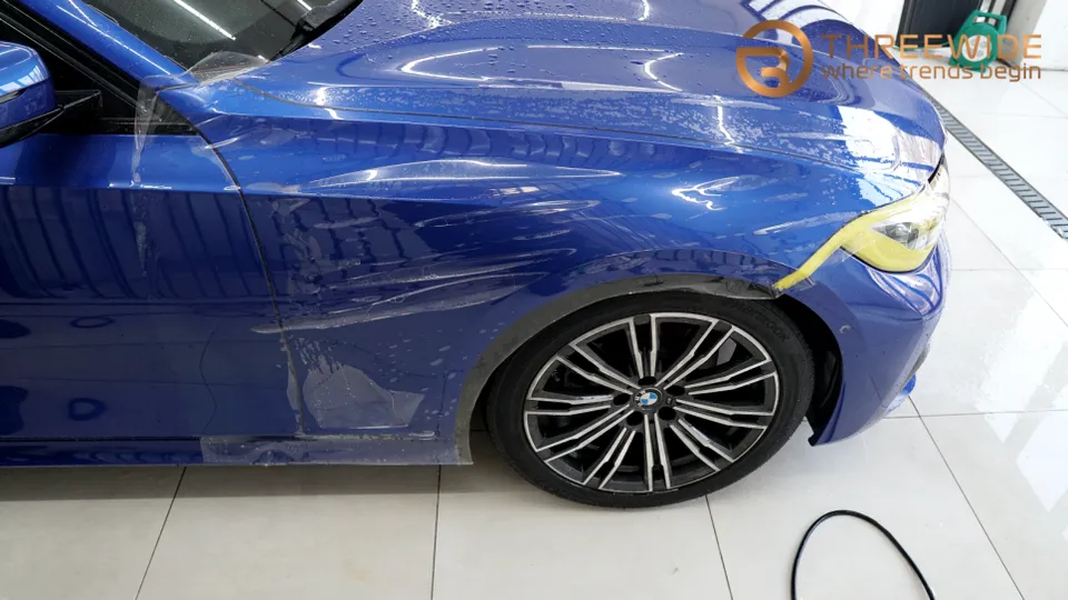BMW 3 SeriesのPPF施工事例|費用目安と仕上がり 施工写真 1-3