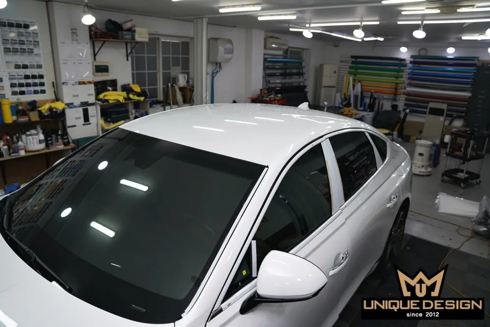 Genesis G80 ppf - Genesis G80 PPF Review - High Gloss Roof Wrap photo 4