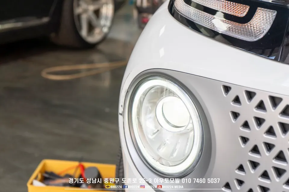 Hyundai Casperのカーフィルム施工事例 施工写真 4