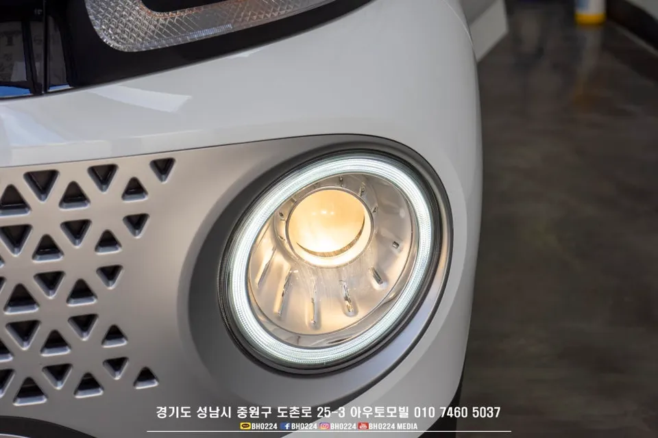 Hyundai Casperのカーフィルム施工事例 施工写真 5