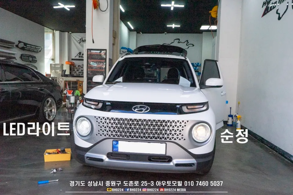 Hyundai Casperのカーフィルム施工事例 施工写真 6