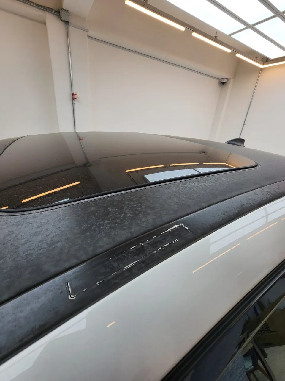 BMW 5 Series G30 ルーフスキン再施工事例 施工写真 1-3