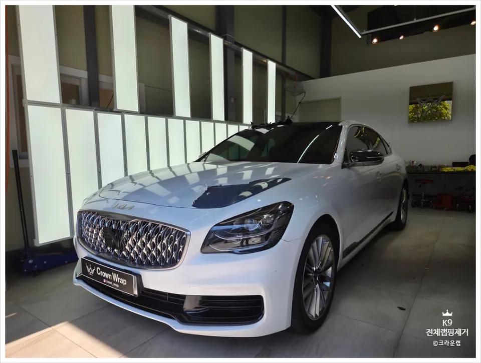 Kia K900のPPF施工事例|費用目安と仕上がり 施工写真 3-1