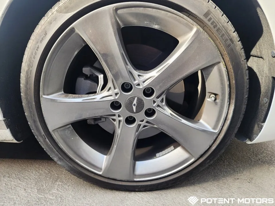 Genesis G80 wheel repair installation result