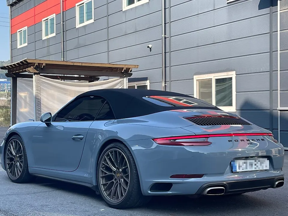 Porscheのホイールリペア・塗装事例 施工写真 4-1
