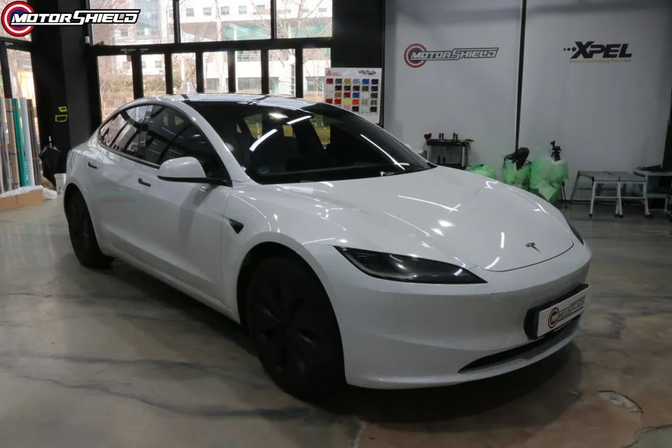Tesla Model 3 PPF施工事例|費用目安・仕上がり 施工写真 1-1