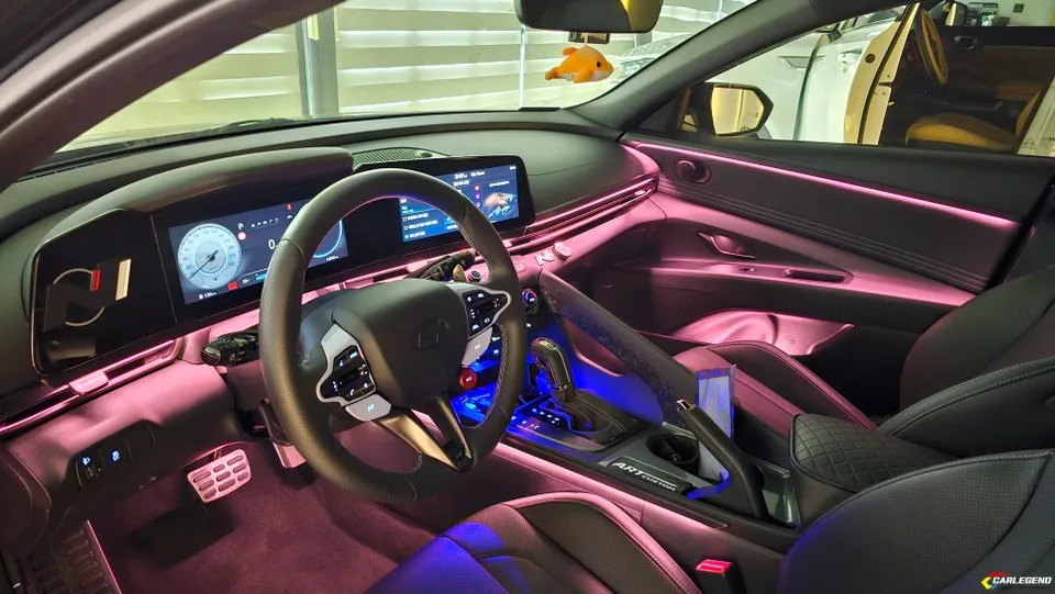 Hyundai Elantra CN7 ambient lighting - Hyundai Elantra CN7 Ambient Lighting Review: Cost & Results photo 6