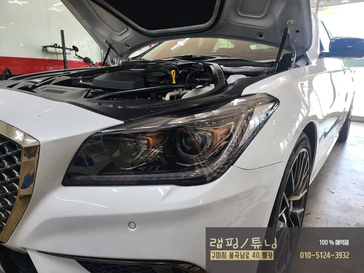 Genesis G80 DH ppf - Genesis G80 DH Headlight PPF Review: Clarity & Protection photo 3