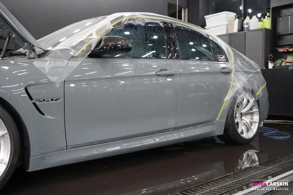 BMW M3 PPF施工事例|費用目安と仕上がり 施工写真 1-3