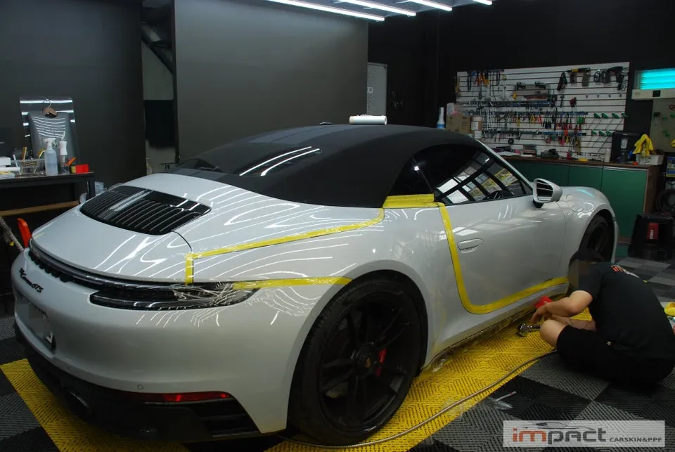 ポルシェ 911 カレラ PPF施工事例|費用目安・仕上がり 施工写真 1-3