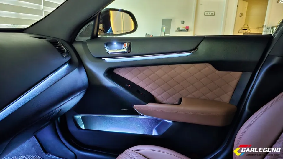 Kia K7 ambient lighting - Kia K7 Ambient Lighting Review: Cost & Before/After photo 3