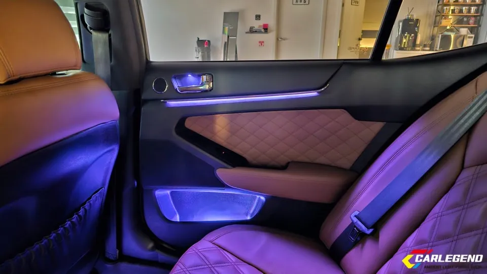 Kia K7 ambient lighting - Kia K7 Ambient Lighting Review: Cost & Before/After photo 4