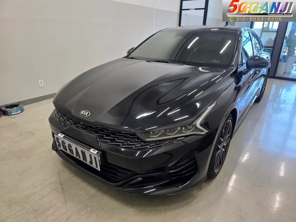 Kia K5 DL3 ambient lighting installation result