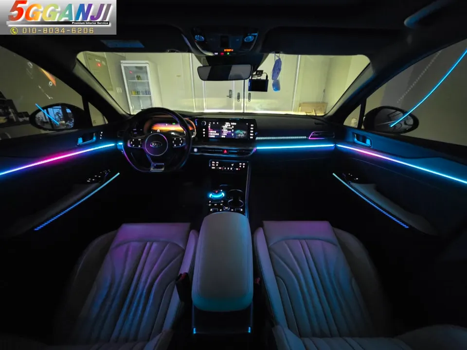 Kia K5 DL3 Ambient Lighting Review — Natural Installation photo 2