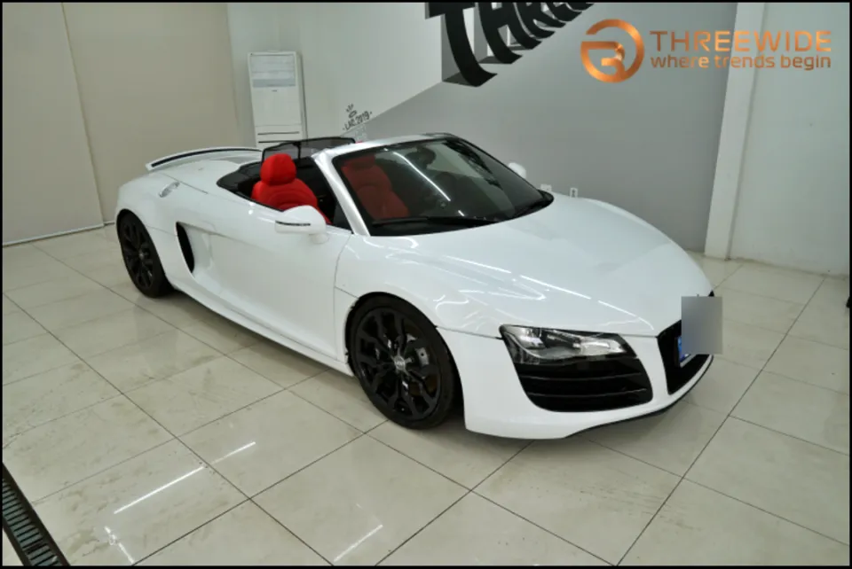 Audi R8 vinyl wrap - Audi R8 Vinyl Wrap Review — Cement Color Transformation photo 5