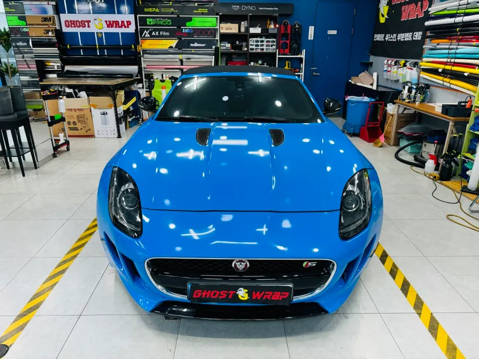 Jaguar F-Typeのカーラッピング事例｜費用目安・仕上がり 施工写真 3-3