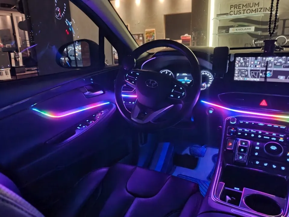 Hyundai Santa Fe TM ambient lighting - Hyundai Santa Fe TM Ambient Lighting Review — Cost & Results photo 6