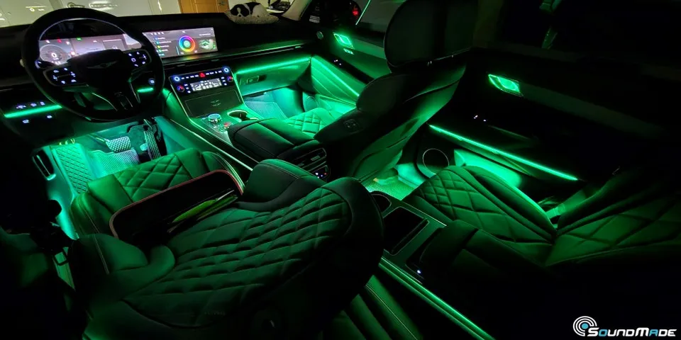 Genesis GV80 ambient lighting - Genesis GV80 Ambient Lighting Review — Cost & Results photo 4