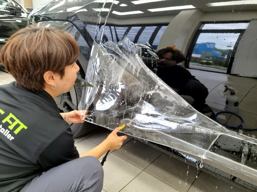 Kia EV9 PPF施工事例｜費用目安と仕上がり 施工写真 2-3