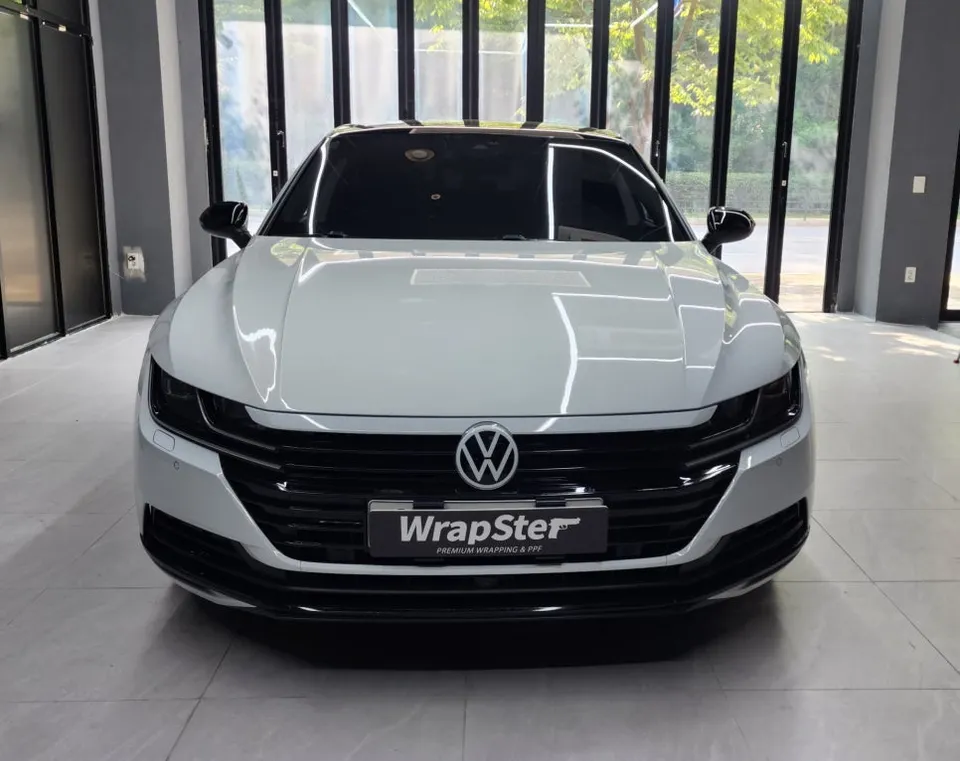 Volkswagen Arteon Vinyl Wrap Review: Piano Black Transformation photo 2