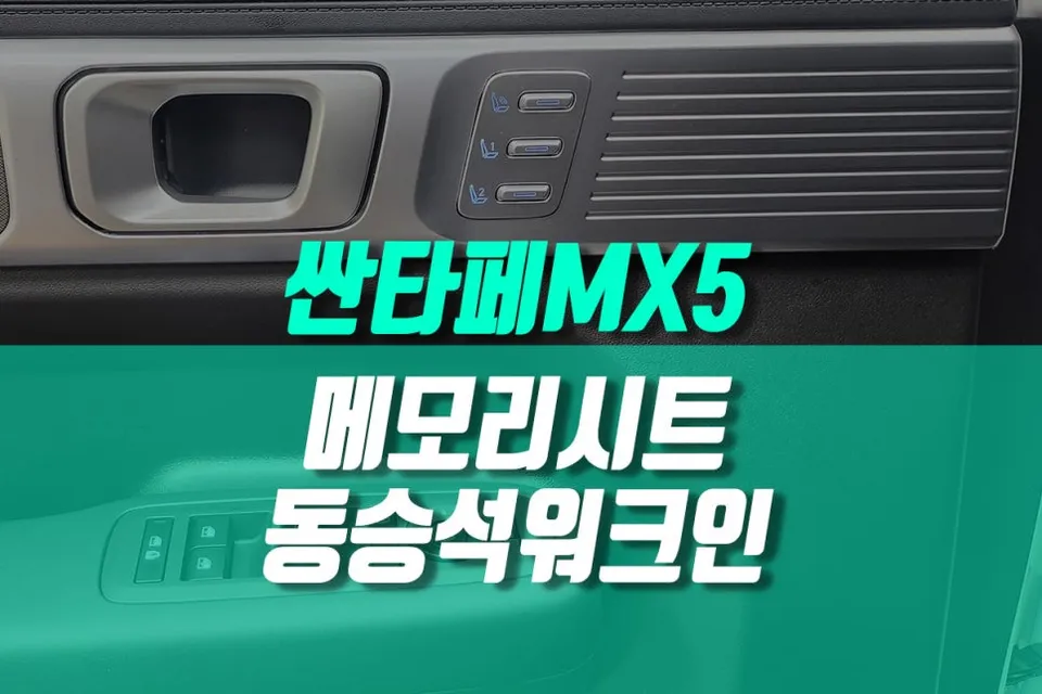 Hyundai Santa Fe MX5 oem options installation result