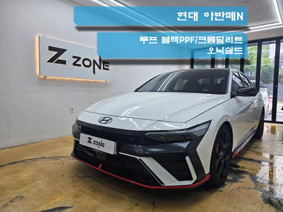 Hyundai Elantra N ppf installation result