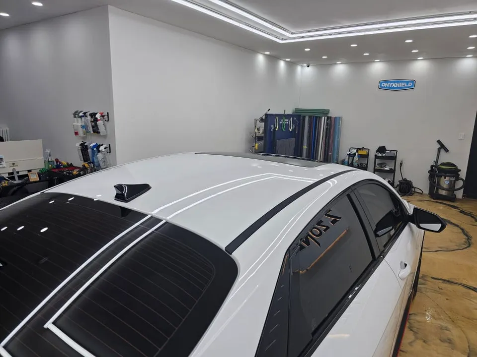 Hyundai Elantra NのPPF施工事例 施工写真 4-1