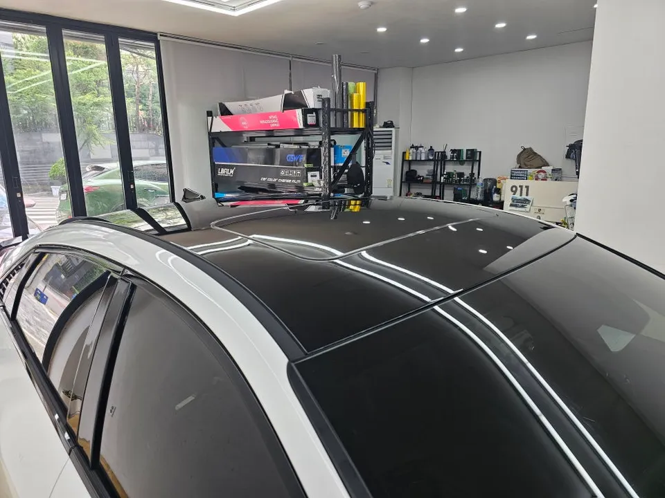 Hyundai Elantra NのPPF施工事例 施工写真 1-2