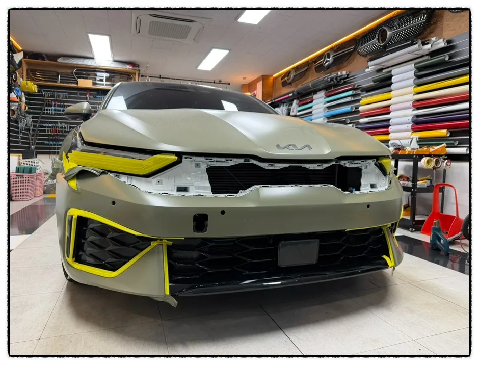 Kia K5 DL3のカーラッピング事例｜費用目安・仕上がり 施工写真 3-2