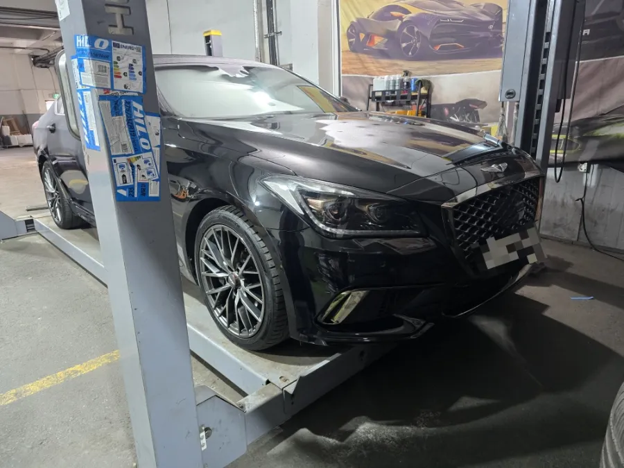 Genesis G80 Sportのホイールリペア・塗装事例 写真