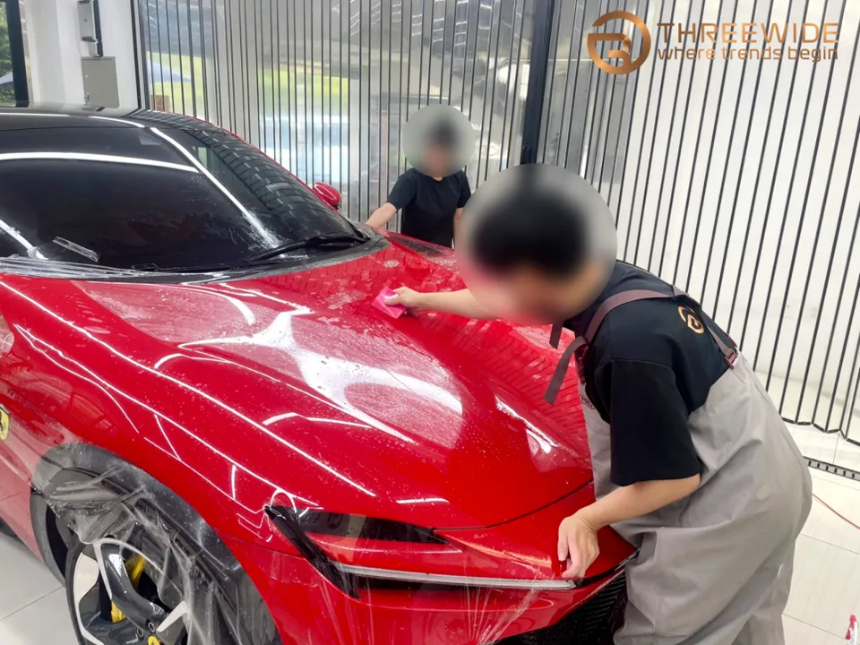 Ferrari Purosangue PPF施工事例|費用目安・仕上がり 施工写真 3-1