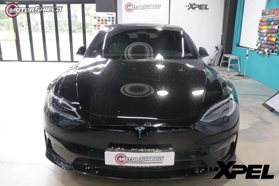 Tesla Model S PPF施工事例｜費用目安と仕上がり 施工写真 1-2