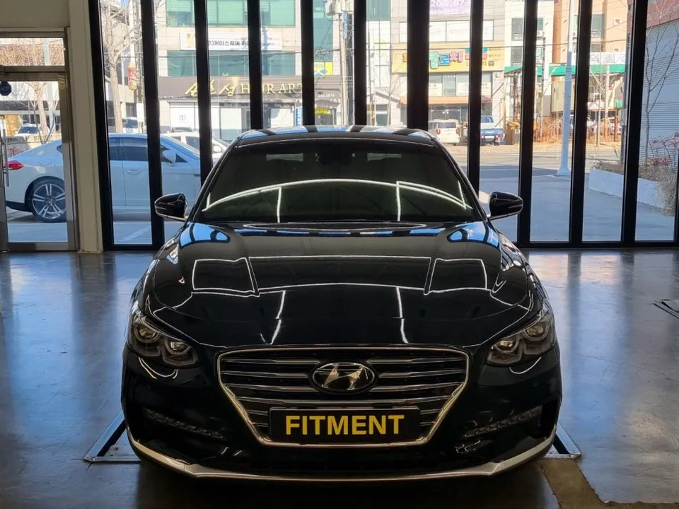 Hyundai Grandeur IG body kit installation result