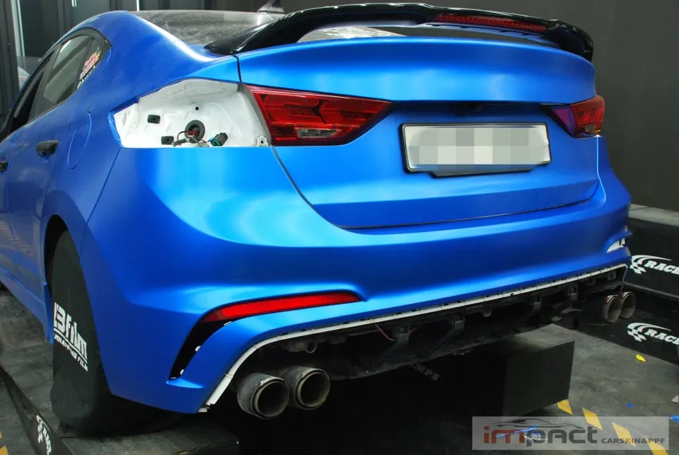 Hyundai Elantra AD vinyl wrap - Hyundai Elantra AD Vinyl Wrap Review: Color Change Cost photo 4