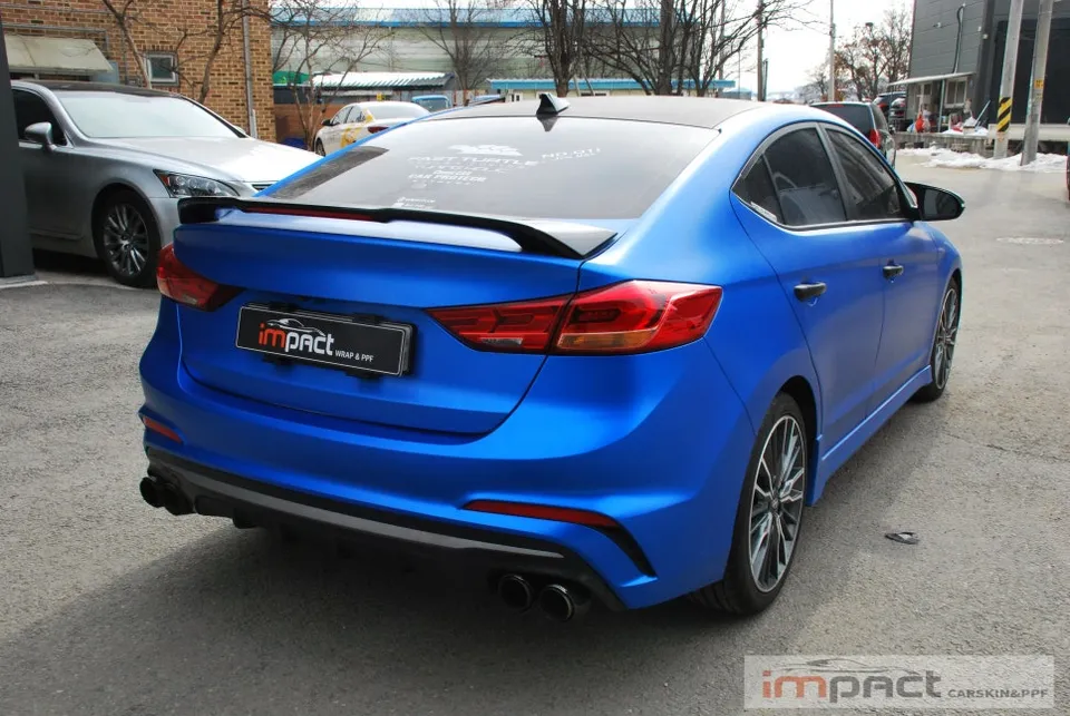 Hyundai Elantra ADのカーラッピング事例 施工写真 5