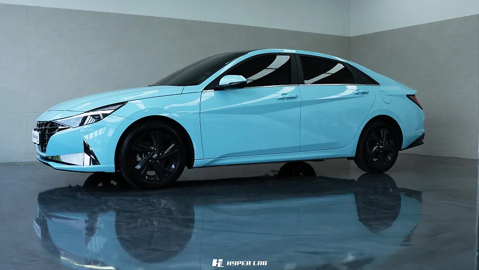 Hyundai Elantra CN7 Vinyl Wrap Review - Unique Color photo 2