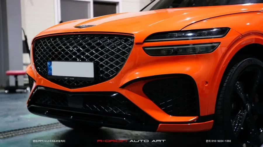 Genesis GV70 vinyl wrap - Genesis GV70 Vinyl Wrap Review: Bold Color Change photo 3