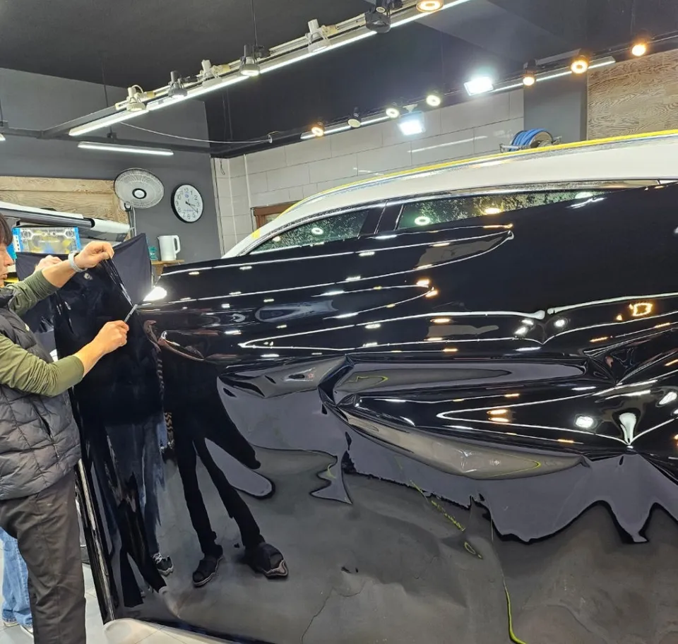 Genesis GV80のブラックPPF施工事例｜費用目安・仕上がり 施工写真 2-3