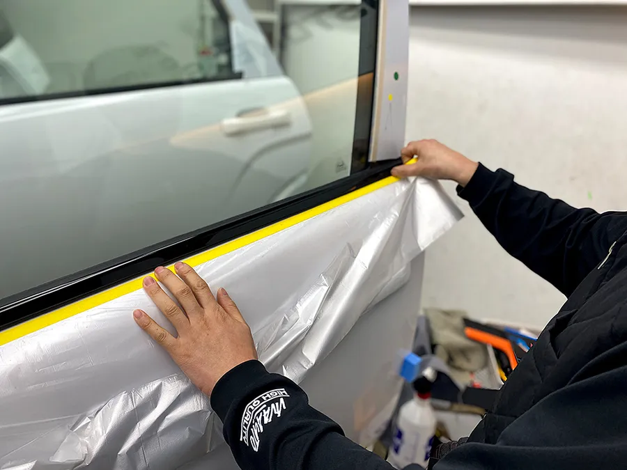 Hyundai Palisadeのカーフィルム施工事例｜費用目安・仕上がり 施工写真 2-1