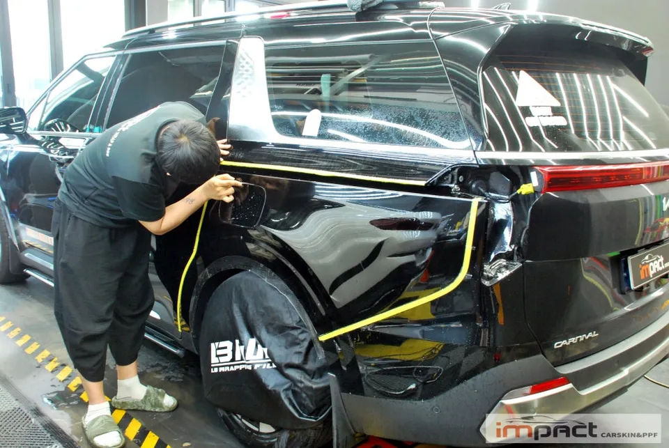 Kia Carnival KA4 PPF施工事例｜費用目安と仕上がり 施工写真 6